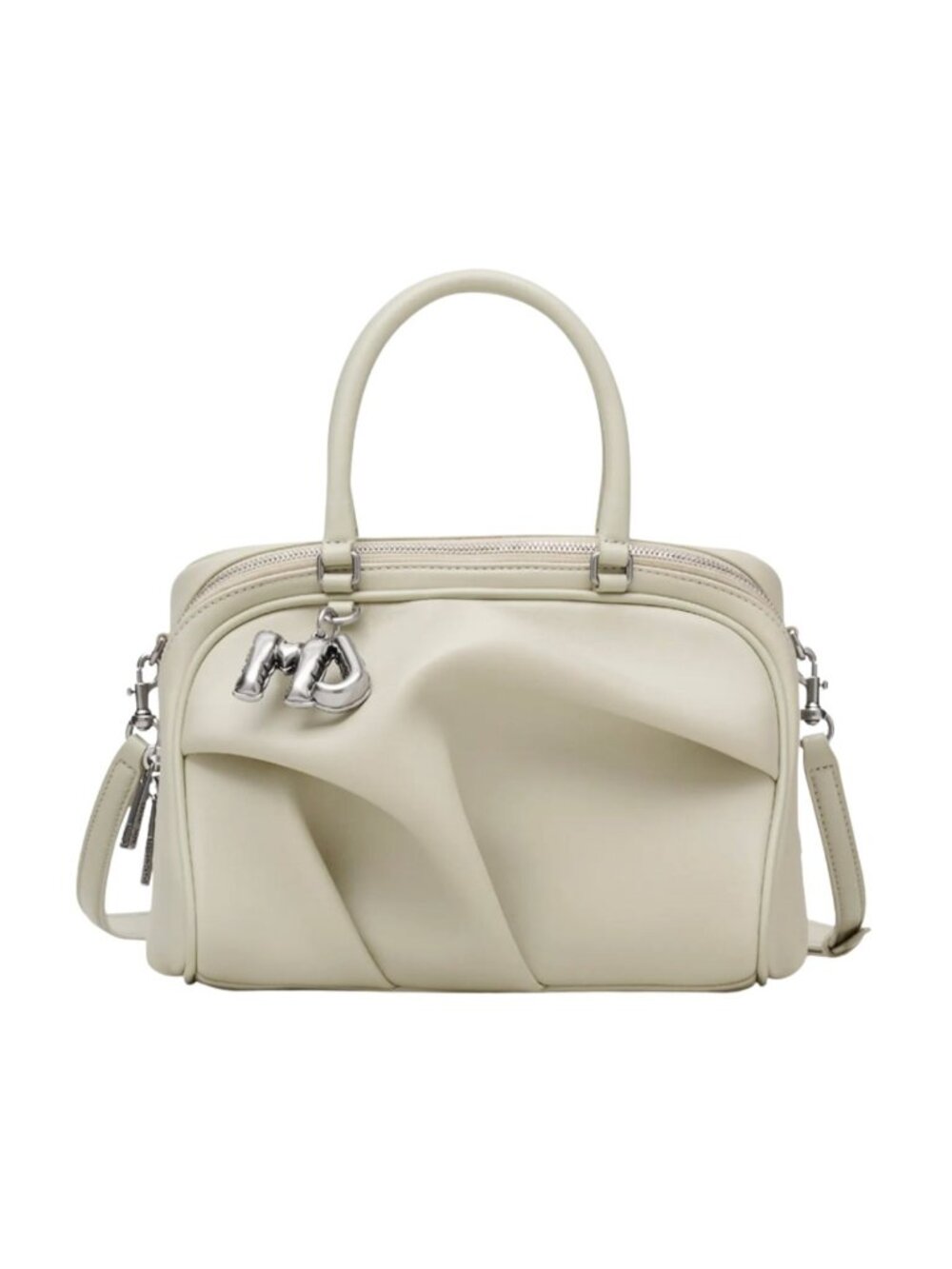 MARC JACOBS The Small Wave Top-Handle Bag Bone NEW $658